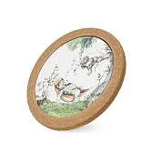 Подставка под горячее из пробкового дерева и доломита 20 см Forest tales арт. 0166