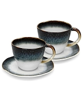 Фарфоровые чашки с блюдцами 230 мл / 4 пр. Galactica