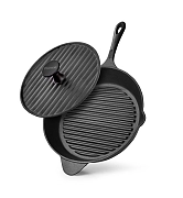 Сковорода 30 см + пресс 24 см (чугун)