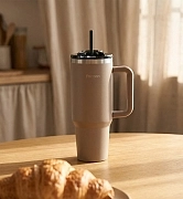 Термокружка из нержавеющей стали 1,2 л, цвет Коричневый