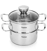 Кастрюля-мини с пароваркой из нержавеющей стали 1,1 л Mini cook