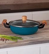 Сотейник 24 см / 2,5 л (эмалированный чугун) Seagreen