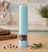 Мельница электрическая 20 см для соли и перца (пластик)