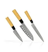 Набор 3-х кухонных ножей из нержавеющей стали Katana