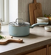 Мини ковш алюминиевый с покрытием 18 cм / 2,16 л Mini chef арт. 14400