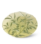 Блюдо сервировочное из стекла 28 см Olive