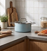 Мини кастрюля алюминиевая 14 cм / 0,95 л Mini chef арт. 14401
