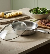 Глубокая сковорода с крышкой 28 см Аeternum