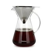 Кофейник стеклянный 900 мл со стальным фильтром Pour over