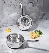 Ковш из нержавейки 2,2 л / 18 см Absolute pro