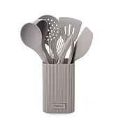 Кухонные инструменты 8 пр. из силикона с пластиковыми ручками Frediano