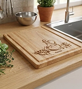 Доска разделочная из гевеи 30 х 22 см арт. 18075