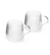 Набор из 2-х кружек для чая 410 мл (жаропрочное стекло) арт. 6598