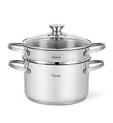 Кастрюля с пароваркой из нержавеющей стали 20 см / 3,6 л Willow