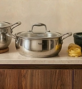 Сотейник из нержавеющей стали 24 см / 4,5 л Inducta