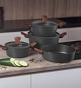 Набор алюминиевой посуды для приготовления 7 пр. Capella