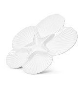 Менажница фарфоровая 32 см Sea shell