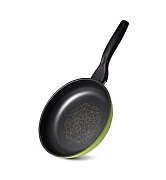 Сковорода из литого алюминия 24 см, цвет зеленый Citrus