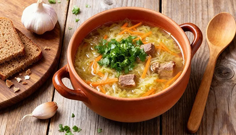 Щи из квашеной капусты: пошаговый рецепт в домашних условиях