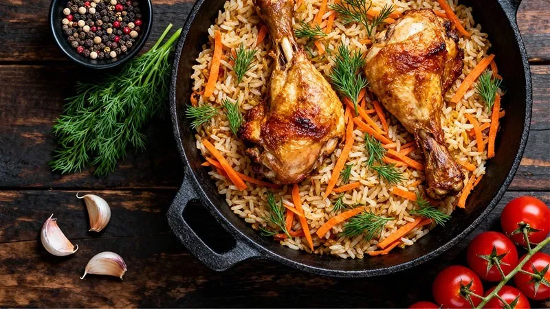 Плов с курицей: сытное блюдо на всю семью