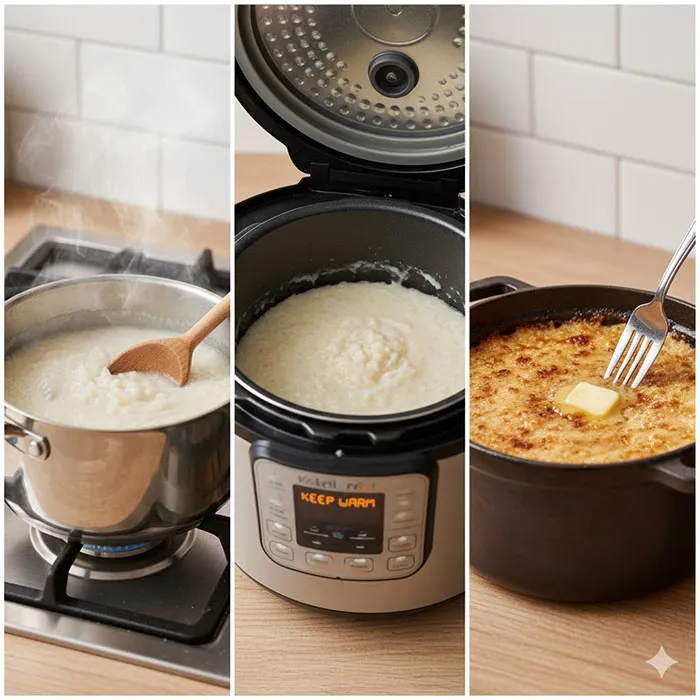 3 способа приготовления каши