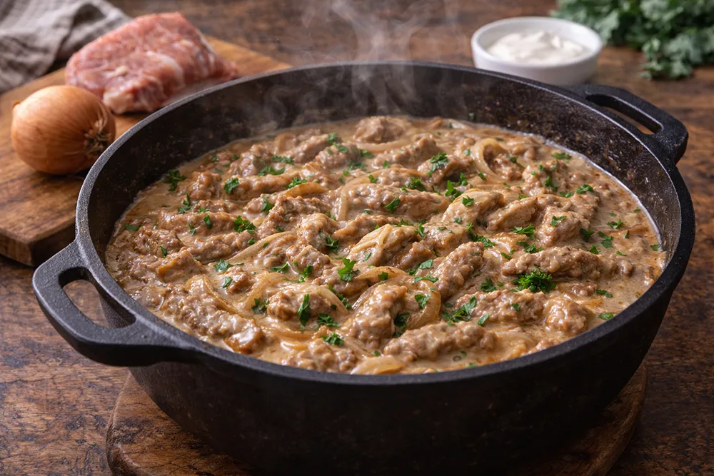 Бефстроганов рецепт