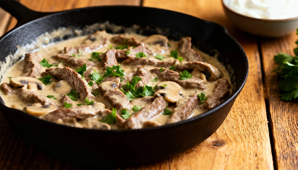 Бефстроганов рецепт