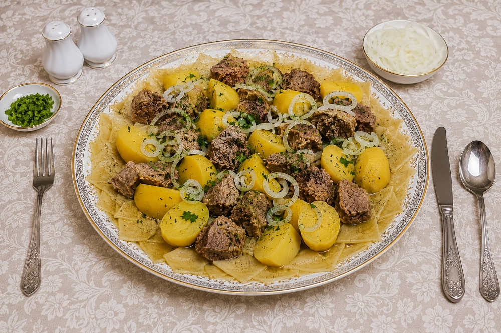 Бешбармак с картошкой