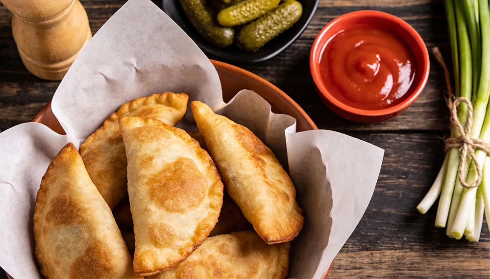 Чебуреки с фаршем домашний рецепт