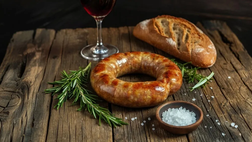 Домашняя колбаса в духовке