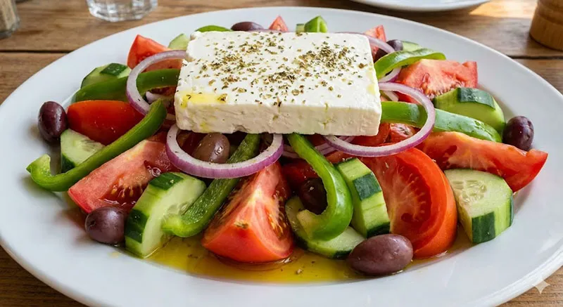 Греческий салат рецепт