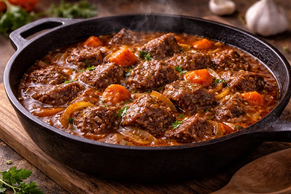 Гуляш с говядиной рецепт