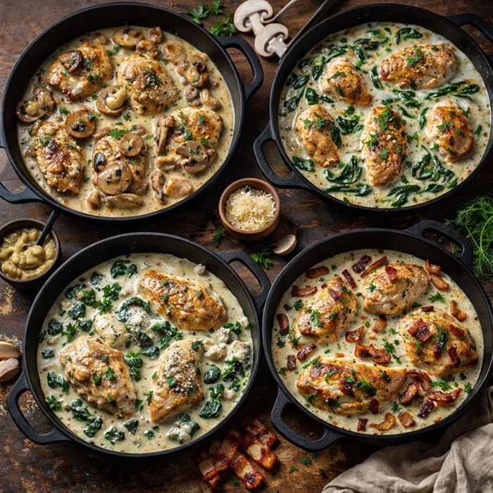 Как приготовить курицу в сливочном соусе