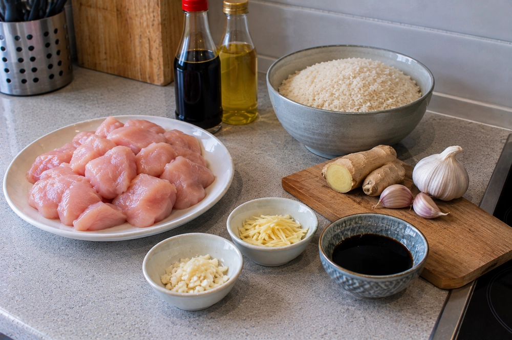 Как приготовить курицу с рисом