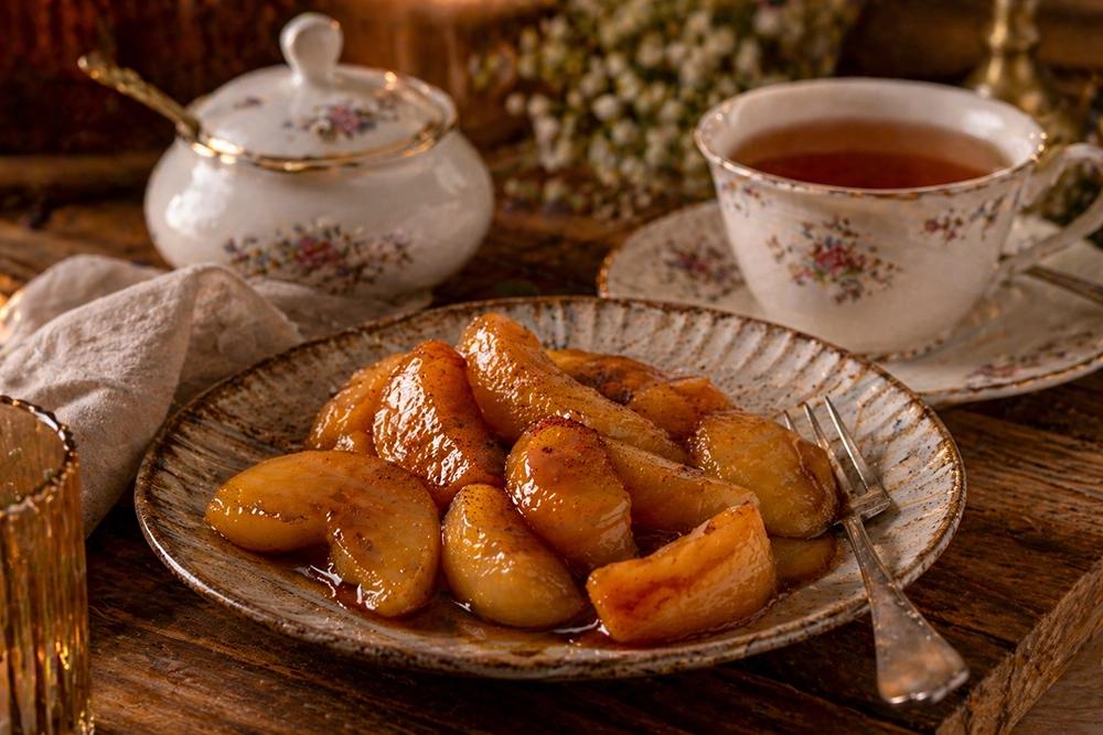 Карамелизованные яблоки