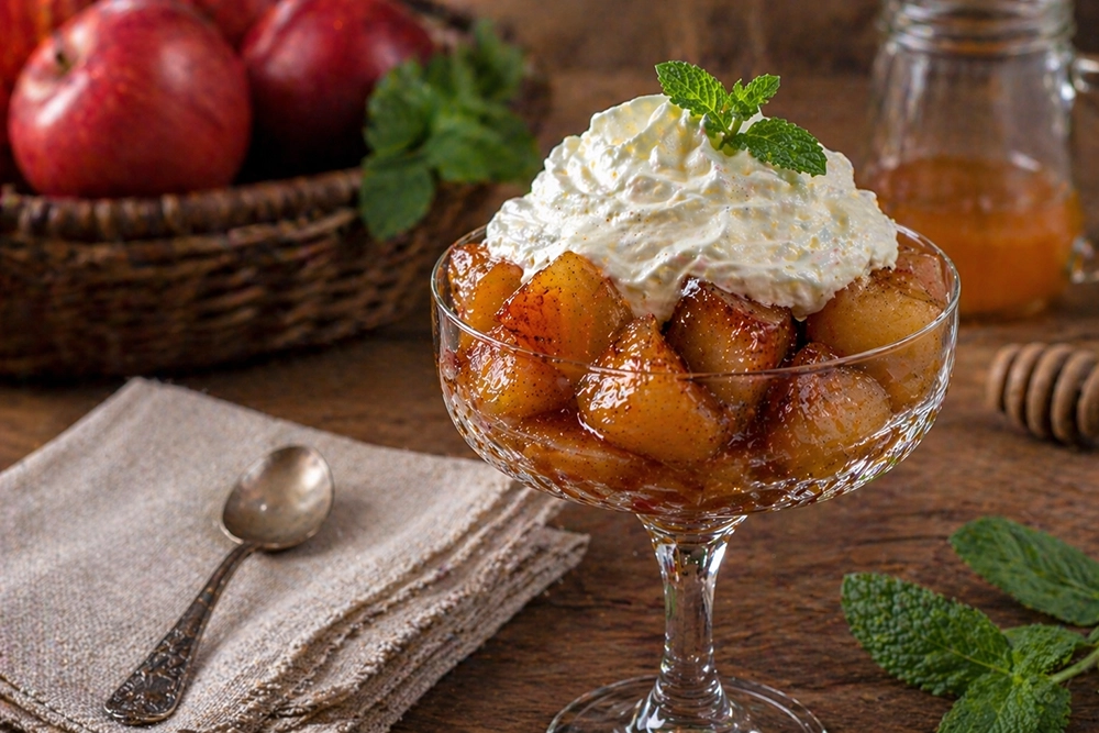 Карамелизированные яблоки