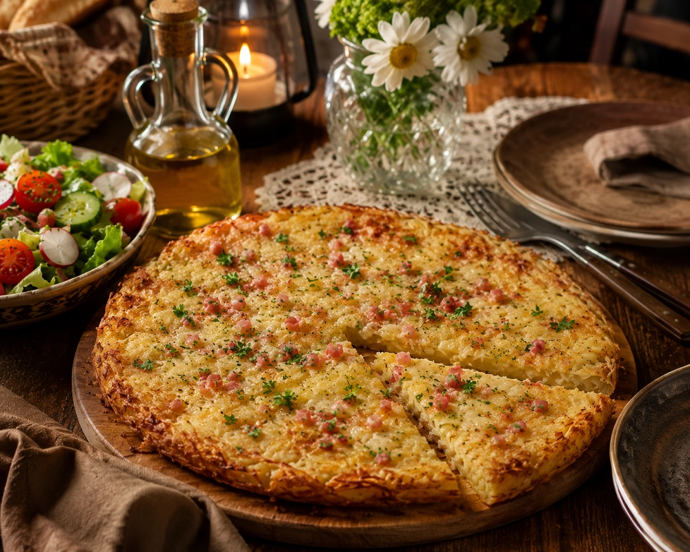 Картофельная пицца