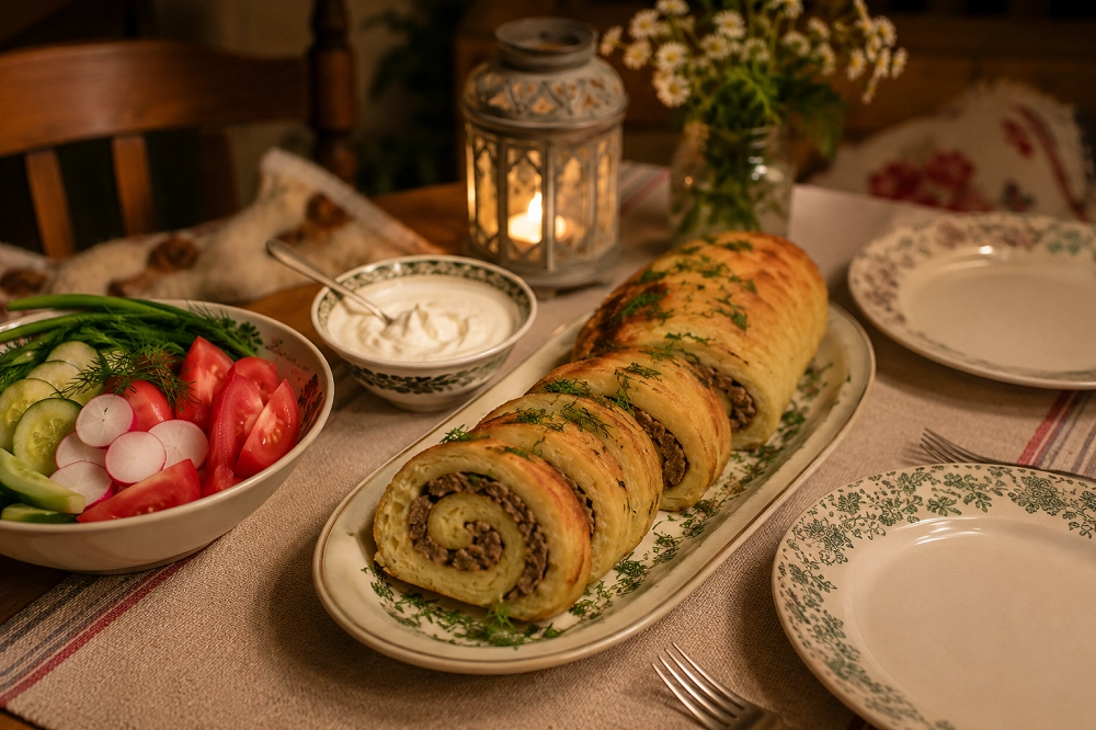 Картофельный рулет рецепт