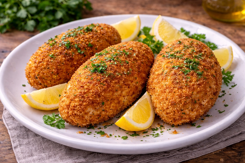 Котлета по киевски готовая