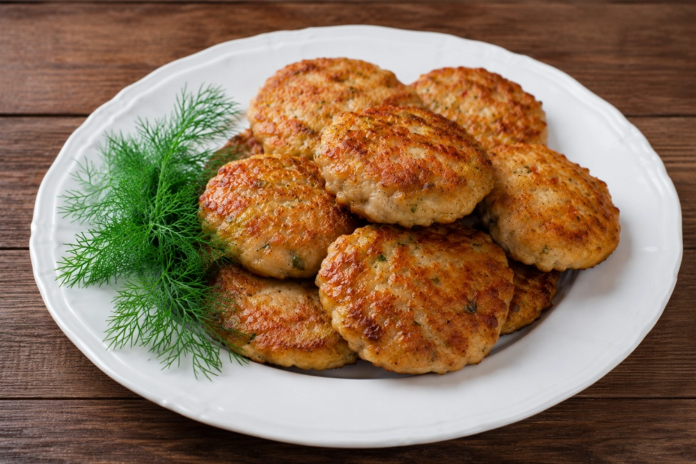 Куриные оладьи