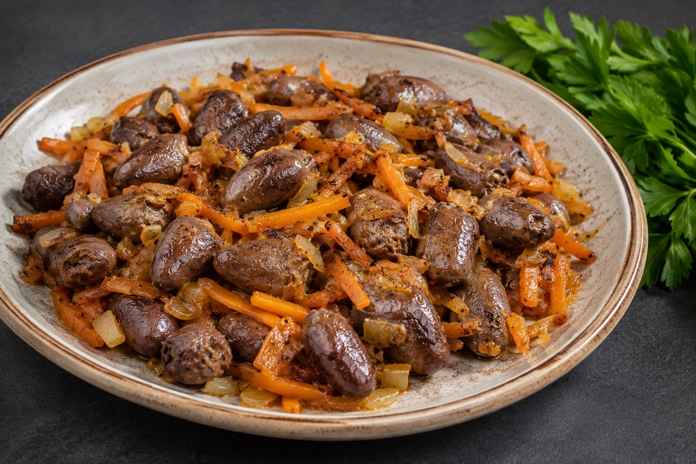 Куриные сердечки рецепт