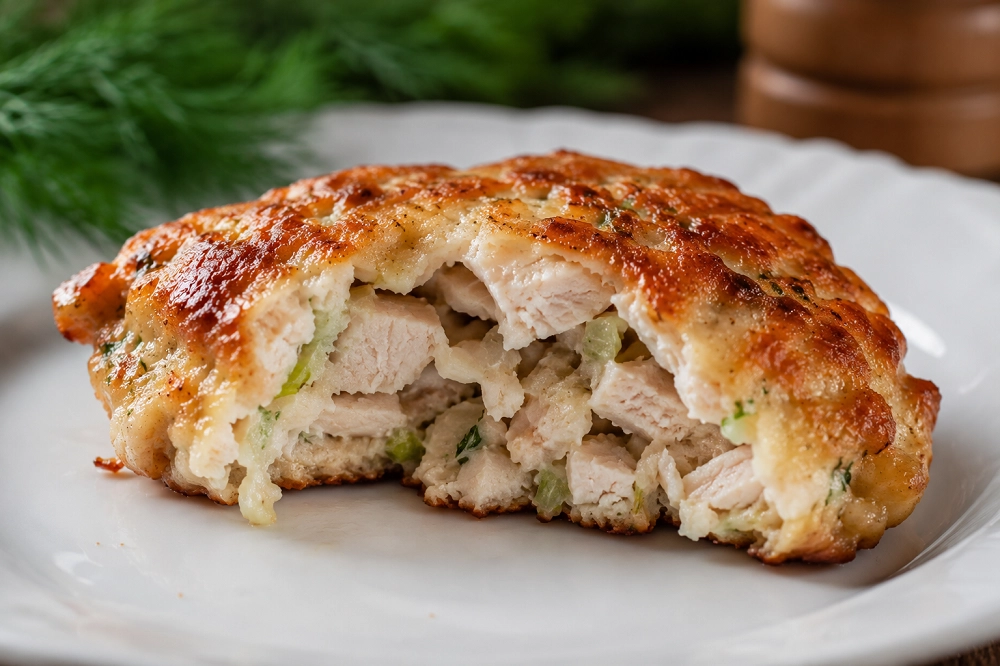 Куриные оладьи