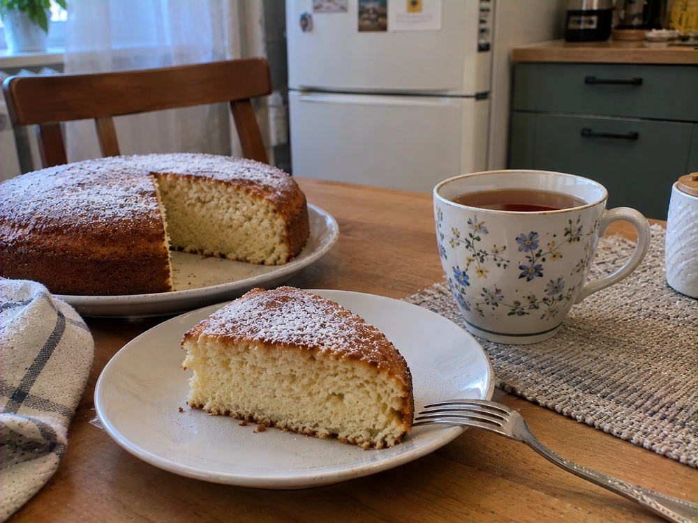 Манник на сметане