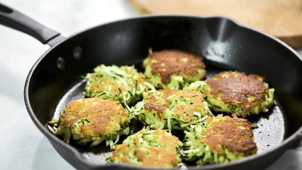 Оладьи из кабачков готовые