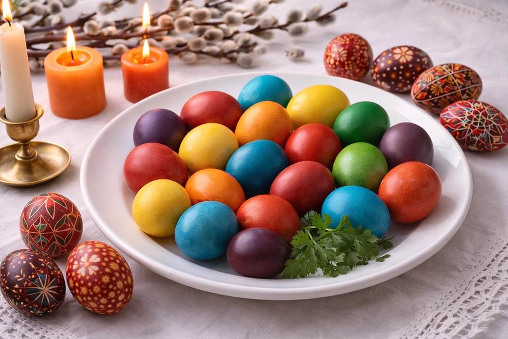 Пасхальные яйца традиционные