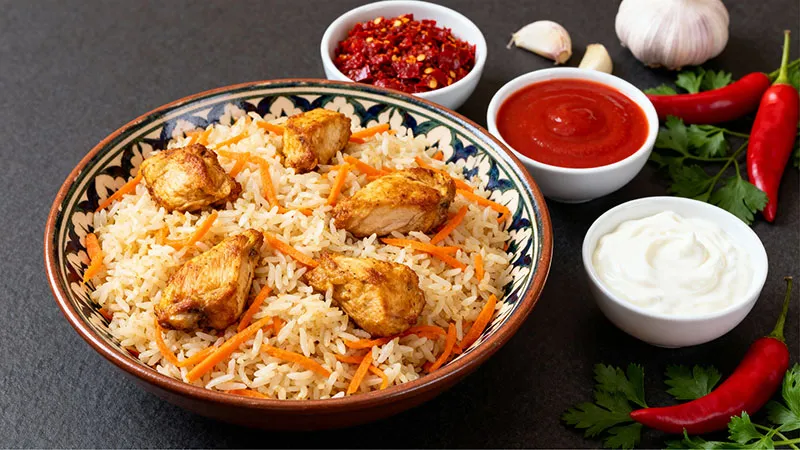 Плов с курицей