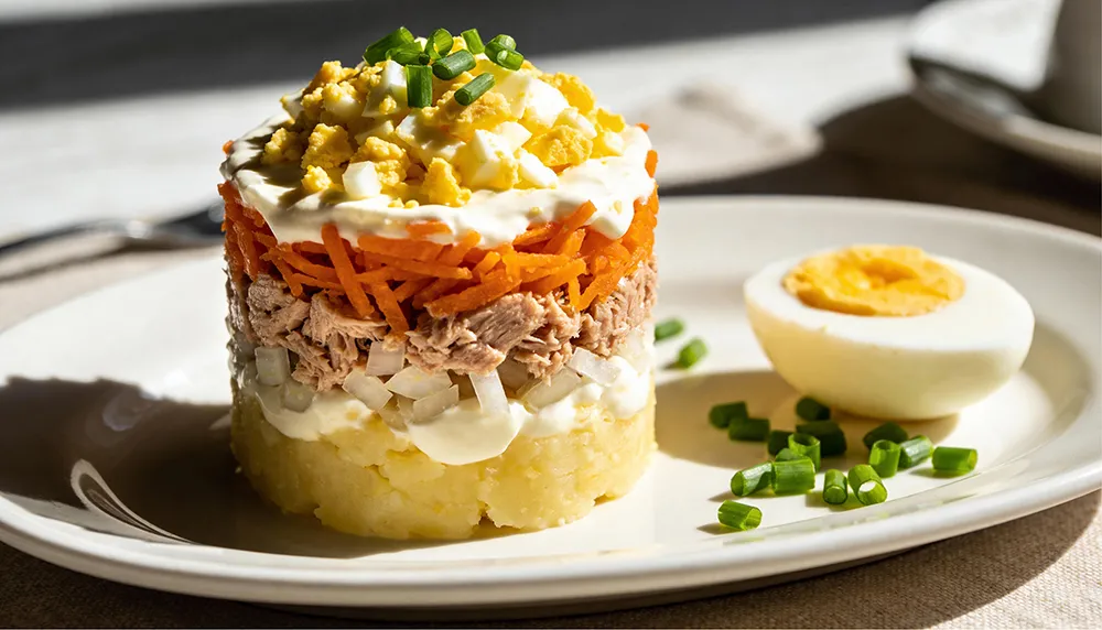 Рецепт классического салата мимоза