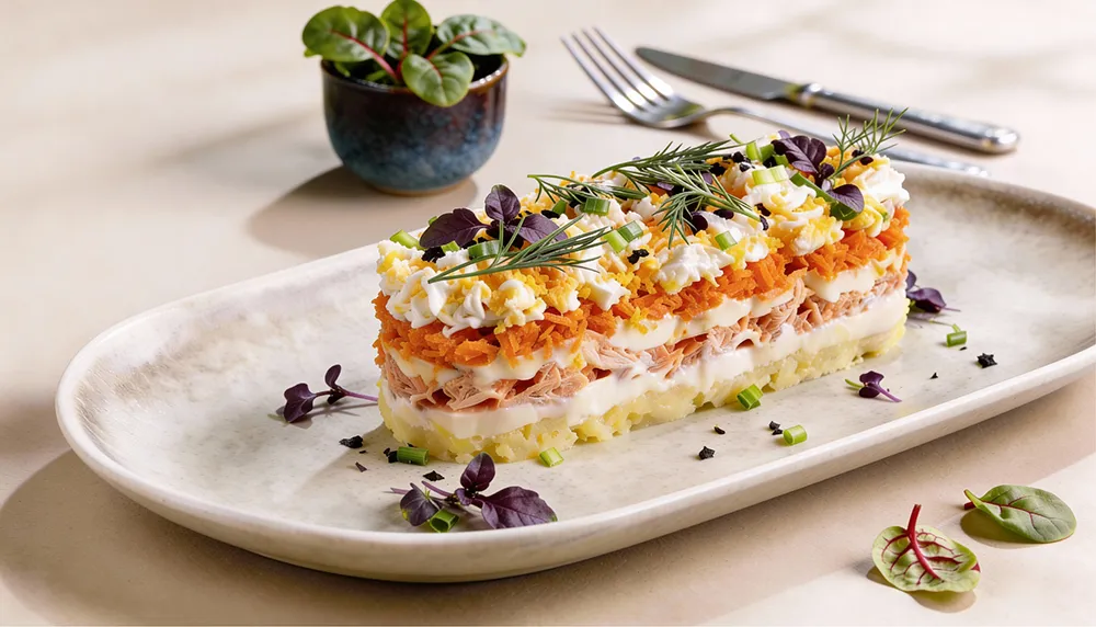 Рецепт салата мимоза