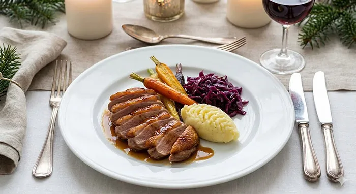 Рецепт утка в апельсинах