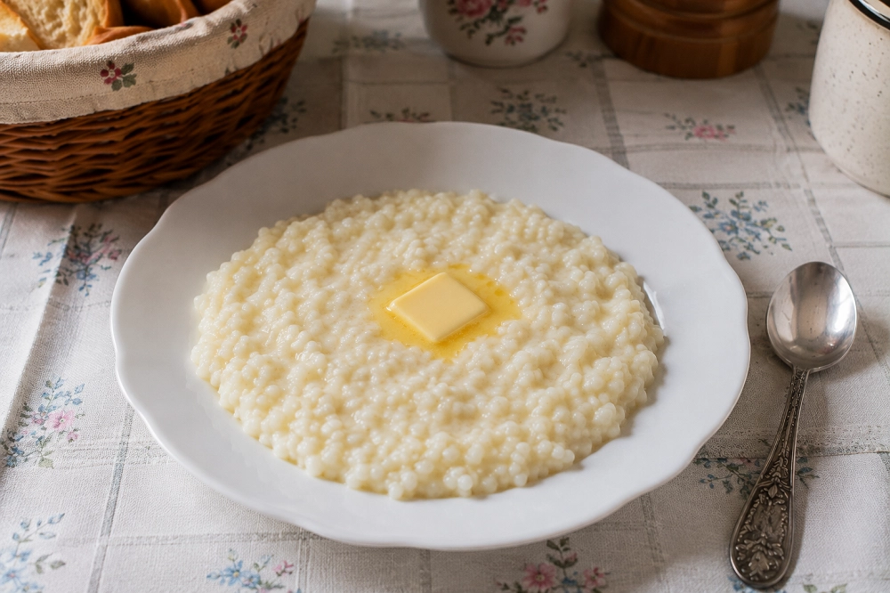 Рисовая каша с маслом